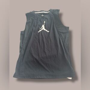 KIDS Size XL Jordan Black and White Dri-FIT Top